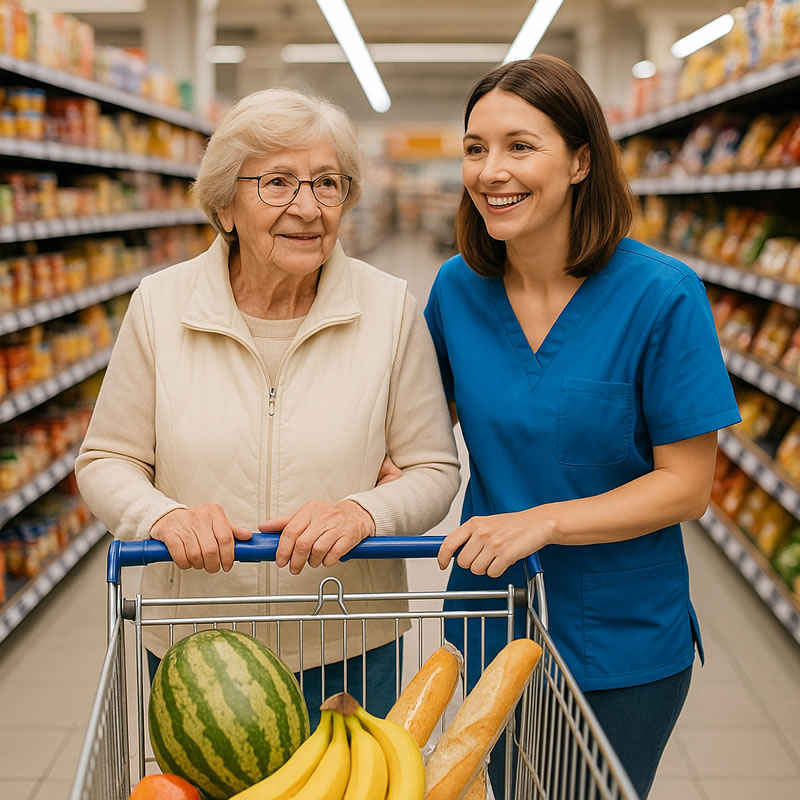 shopping assistance blackpool